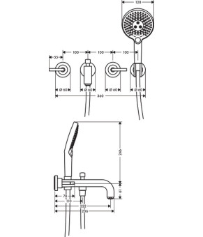 Смеситель Axor Citterio 39448000