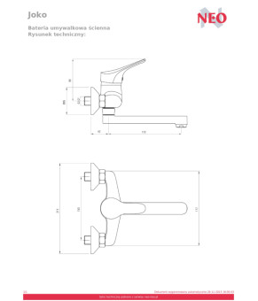 Смеситель Deante Joko BOJ 050M