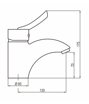 Смеситель Deante Kostel BFK 021M