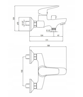 Смеситель Deante Boro BMO 010M