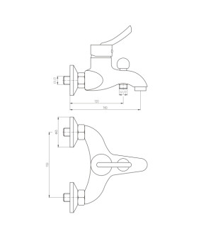 Смеситель Deante Kostel BFK 011M