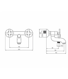 Смеситель Deante Lucerna BEL 010D