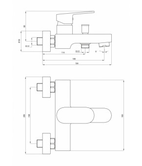 Смеситель Deante Oregano BCO 010M