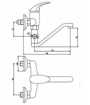 Смеситель Deante Taga BFT 056M