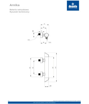 Смеситель Deante Arnika BQA 040M