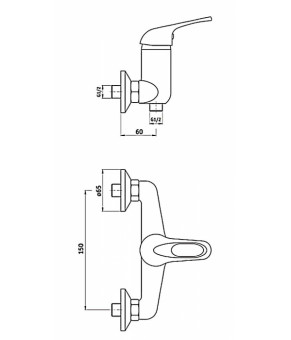Смеситель Deante Funkia BEF 041M