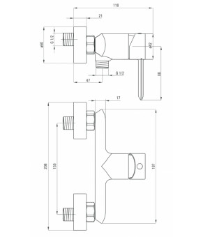 Смеситель Deante Kalia BGK 040M