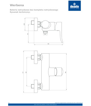 Смеситель Deante Werbena BCW 040M