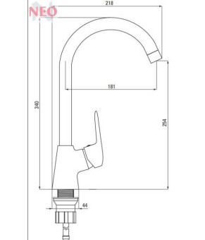 Смеситель Deante Boro BMO 062M