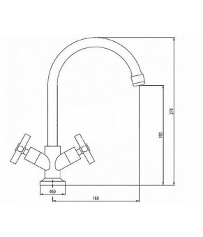 Смеситель Deante Lucerna BEL 060D