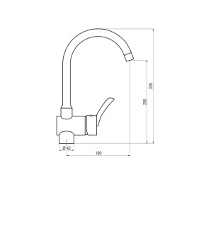 Смеситель Deante Kostel BFK 062M
