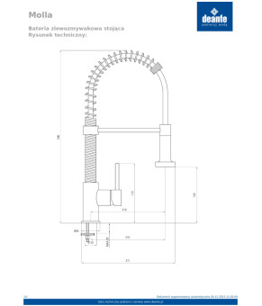 Смеситель Deante Molla BDZ 060A