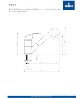 Смеситель Deante Pepe BDP 771M