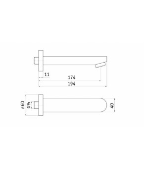 Излив Deante Cascada NAC 081K