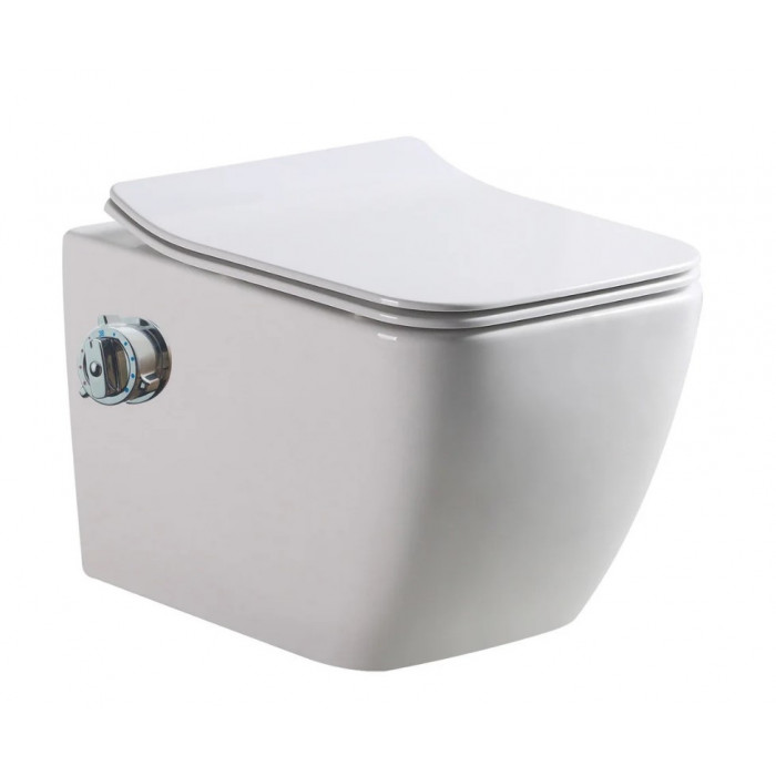 Унитаз-биде подвесной DUSEL CUBIS TERMIX DWHT10201030TM