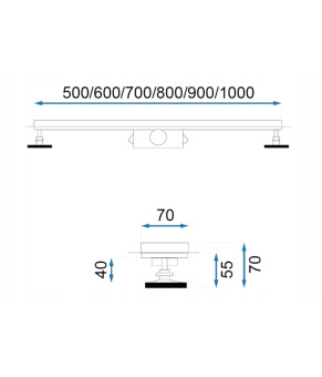 Душевой трап Rea Pure Neo Pro 100 REA-G0989