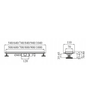 Душевой трап Rea Line 2 100 REA-G0403