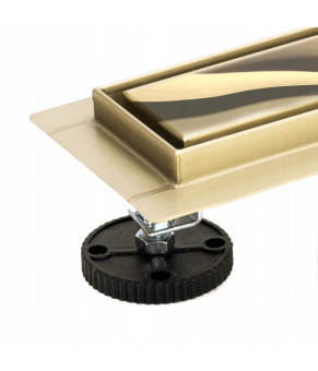 Душевой трап Rea Neo Mirror Gold Pro 90 REA-G5602