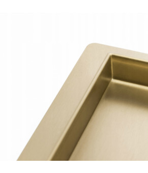 Душевой трап Rea Neo Mirror Gold Pro 90 REA-G5602