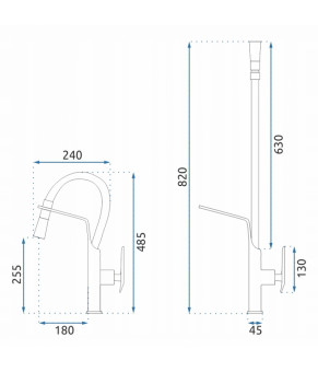 Смеситель Rea Castor REA-B6935