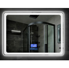 купить недорого Дзеркало Dusel LED DE-M3051 75х100 см з годинником та Bluetooth 630517