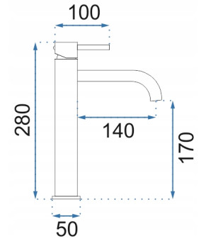 Змішувач Rea Gusto One REA-B8406