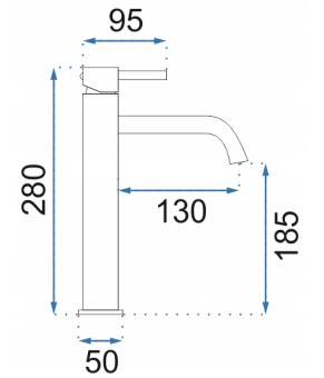 Смеситель Rea Lungo REA-B4103