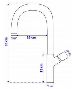Смеситель Rea Salto REA-B6351