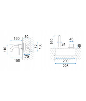 Смеситель Rea Lungo REA-B0521