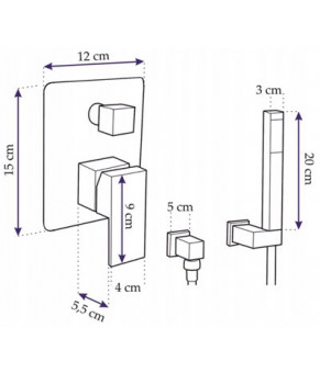 Смеситель Rea Niro 3 REA-B0054