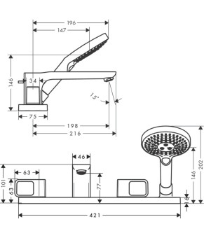 Смеситель Axor Urquiola 11443000