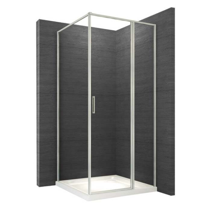 Душевая кабина Rea Slim 80x100 Atrium Square REA-K8004