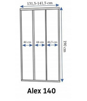 Душевая дверь Rea Alex 140 REA-K0922