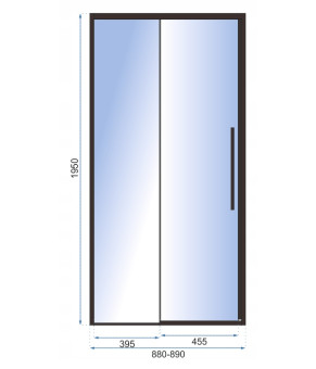 Душевая дверь Rea Solar 90 REA-K6319
