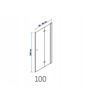 Душевая кабина Rea Double My Space 100х100 REA-K7997