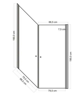Душевая кабина Rea Easy Space 90x90 REA-K5412