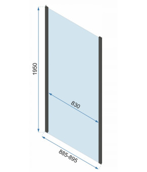 Душевая кабина Rea Rapid Fold 90x90 KPL-09914