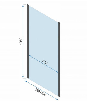 Душевая кабина Rea Rapid Fold 80x80 KPL-09898