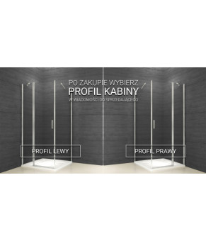 Душевая кабина Rea Slim 90x120 Viper REA-K8010