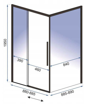 Душевая кабина Rea Solar 90x90 REA-K4900
