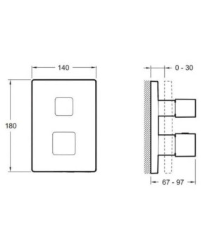 Смеситель Jacob Delafon Modulo E75391-CP