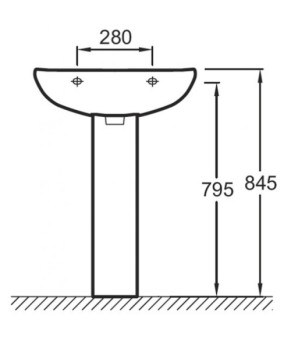 Пьедестал Jacob Delafon Patio 19084D-00