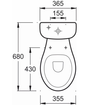 Сидение Jacob Delafon Brive E70014-00