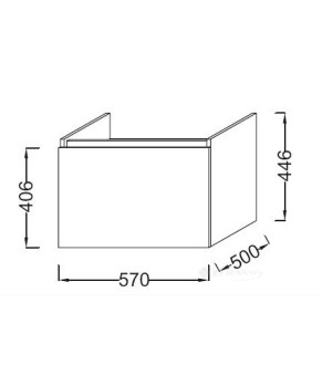 Тумба Jacob Delafon Parallel EB514-E10
