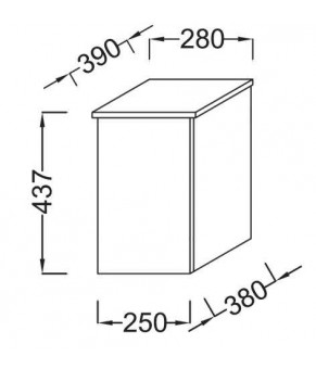 Тумба Jacob Delafon Reve EB1139-M42