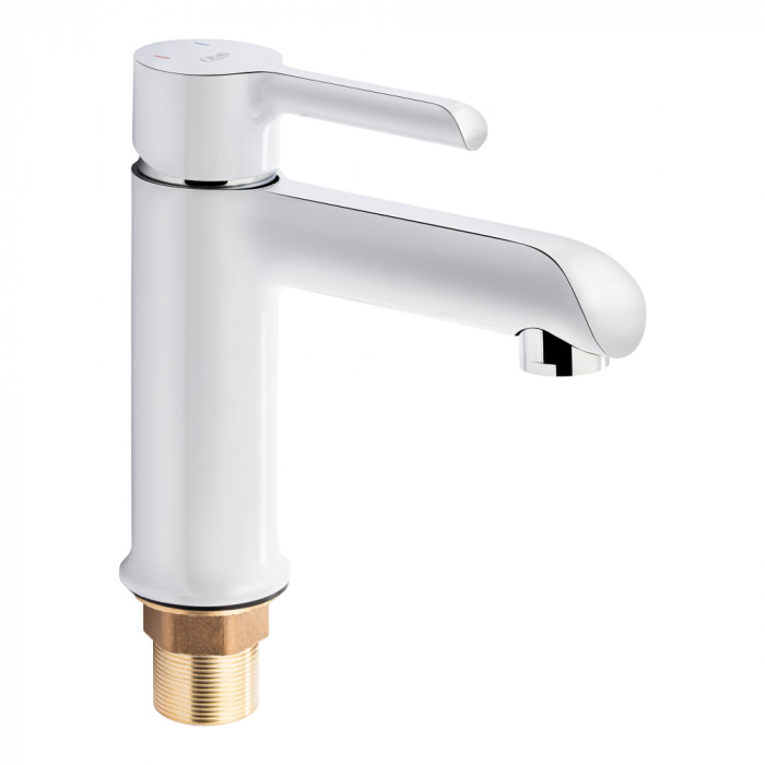 Смеситель для раковины Qtap Grand White (QTGRAWCR001F)