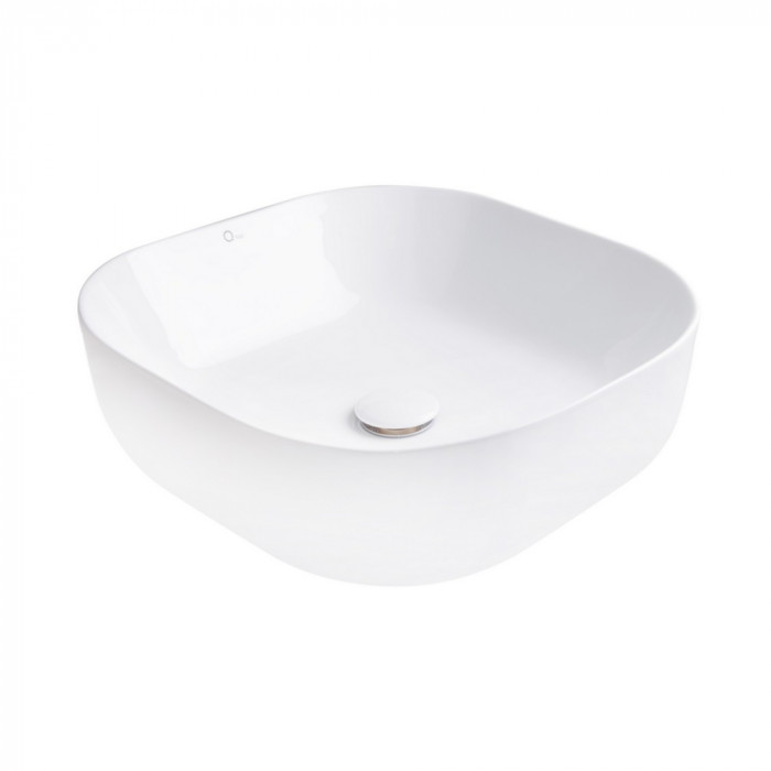 Раковина-чаша Qtap Kolibri з донним клапаном QT1011K396W