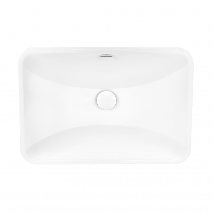 Раковина Qtap Jay з донним клапаном QT0711K306W