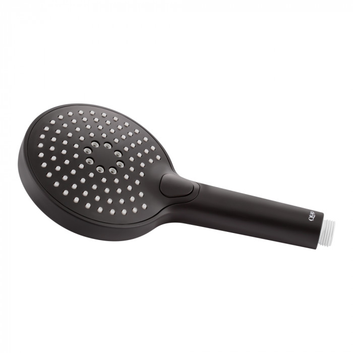 Лейка для ручного душа Qtap Rucni 120 мм круглая (QTRUCA120O3KBB) Black Matt