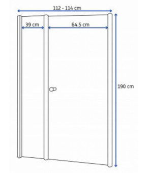 Душевые двери Rea Multi 115 REA-K9655